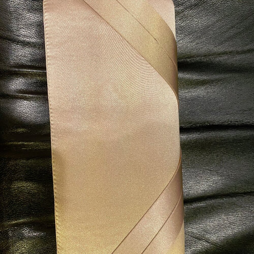 Satin like clutch